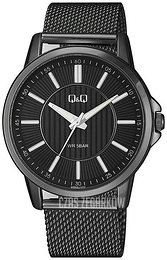 Q&Q Classic Czarny/Stal Ø44 mm QB66J402Y