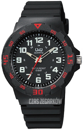 Q&Q Classic Czarny/Guma Ø43 mm VR18J006Y