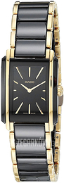 Rado Integral Czarny/Stal w odcieniu złota R20845162