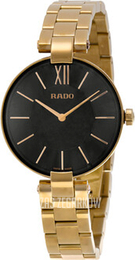 Rado Coupole Czarny/Stal w odcieniu złota Ø33 mm R22851163