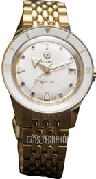 Rado Captain Cook X Marina Hoermanseder Heartbeat Biały/Stal w odcieniu złota Ø37 mm R32117708