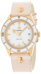 Rado Captain Cook Biały/Skóra Ø37 mm R32139708