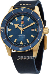 Rado Captain Cook Niebieski/Skóra Ø42 mm R32504205