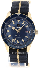 Rado Captain Cook Niebieski/Skóra Ø42 mm R32504207