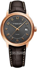 Raymond Weil Maestro Szary/Skóra Ø40 mm 2237-PC5-05608