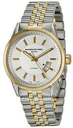 Raymond Weil Freelancer Srebrny/Stal w odcieniu złota Ø42 mm 2730-STP-65001