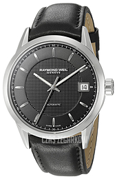 Raymond Weil Freelancer Czarny/Skóra Ø42.5 mm 2740-STC-20021