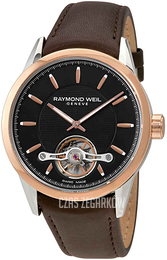 Raymond Weil Freelancer Czarny/Skóra Ø42.5 mm 2780-SC5-20001