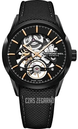 Raymond Weil Freelancer Czarny/Skóra Ø42 mm 2785-BC5-20001