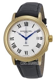 Raymond Weil Maestro Srebrny/Skóra Ø39.5 mm 2837-PC-00659