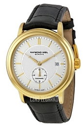 Raymond Weil Raymond Maestro Srebrny/Skóra Ø39.5 mm 2838-PC-65001