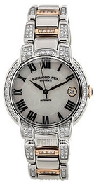 Raymond Weil Raymond Jasmine Biały/Stal w kolorze różowego złota Ø35 mm 2935-S53-01970