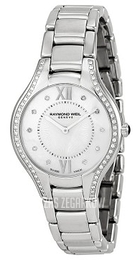 Raymond Weil Raymond Noemia Biały/Stal Ø32 mm 5132-STS-00985