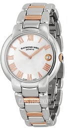 Raymond Weil Jasmine Srebrny/Stal w kolorze różowego złota Ø35 mm 5235-S5-01658