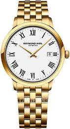 Raymond Weil Toccata Biały/Stal w odcieniu złota Ø39 mm 5485-P-00300