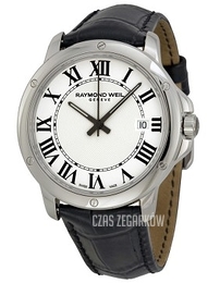 Raymond Weil Raymond Tango Biały/Skóra Ø39 mm 5591-L1-00300