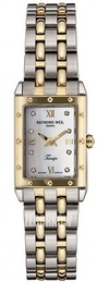 Raymond Weil Tango Biały/Stal 30x18 mm 5971-STP-00995