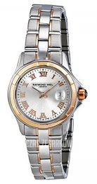 Raymond Weil Parsifal Srebrny/Stal w kolorze różowego złota Ø28 mm 9460-SG5-00658