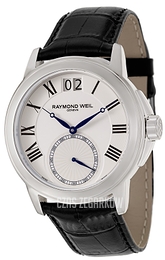 Raymond Weil Tradition Biały/Skóra Ø42 mm 9578-STC-00300
