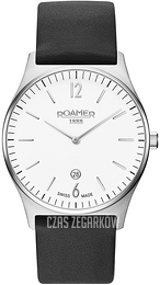 Roamer Monza Elements Biały/Skóra Ø40 mm 650810-41-15-05