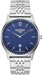 Roamer Monza Elements Niebieski/Stal Ø40 mm 650810-41-45-50