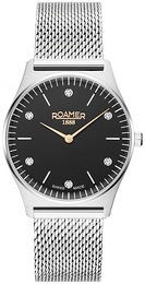 Roamer Monza Crystal Ladies Czarny/Stal Ø34 mm 650815-41-60-90