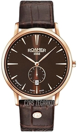 Roamer Monza Vanguard Small Second Czarny/Skóra Ø40 mm 980812-49-55-09