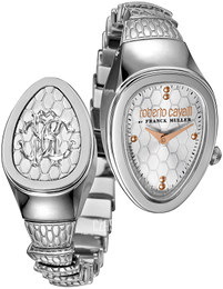 Roberto Cavalli by Franck Muller Dress Srebrny/Stal RV1L081M0011