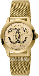 Roberto Cavalli by Franck Muller Franck Muller Szampański/Stal w odcieniu złota Ø32 mm RV1L117M0091