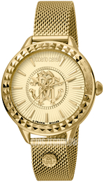 Roberto Cavalli by Franck Muller Franck Muller Szampański/Stal w odcieniu złota Ø36 mm RV1L125M0071