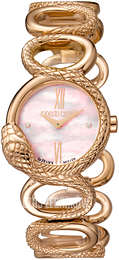 Roberto Cavalli by Franck Muller Franck Muller Różowy/Stal w kolorze różowego złota Ø27 mm RV2L016M0041