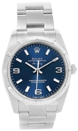 Rolex Air-King Niebieski/Stal Ø34 mm 114210/3