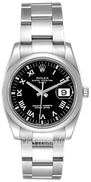 Rolex Oyster Perpetual Date Czarny/Stal Ø34 mm 115200/4