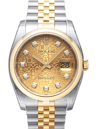 Rolex Datejust 36 Szampański/Stal Ø36 mm 116203-0173