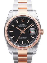 Rolex Datejust 36 Czarny/Stal Ø36 mm 116231-0093