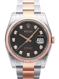 Rolex Datejust 36 Czarny/Stal Ø36 mm 116231-0064