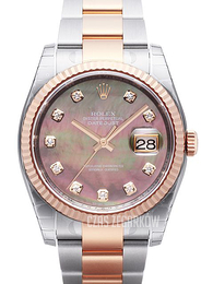 Rolex Datejust 36 Czarny/Stal Ø36 mm 116231-0075