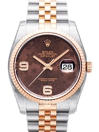 Rolex Datejust 36 Brązowy/Stal Ø36 mm 116231-40