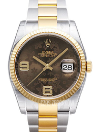 Rolex Datejust 36 Brązowy/Stal Ø36 mm 116233-0184