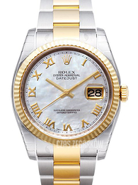 Rolex Datejust 36 Biały/Stal Ø36 mm 116233-0176