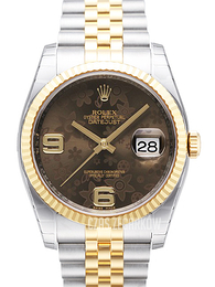 Rolex Datejust 36 Brązowy/Stal Ø36 mm 116233-0213