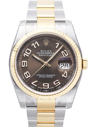 Rolex Datejust 36 Brązowy/Stal Ø36 mm 116233-0220