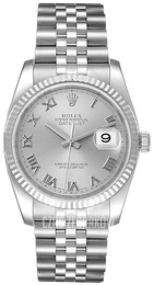Rolex Datejust Steel Srebrny/Stal Ø36 mm 116234/37