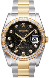 Rolex Datejust 36 Czarny/Stal Ø36 mm 116243-0024