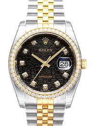 Rolex Datejust 36 Czarny/Stal Ø36 mm 116243-0015