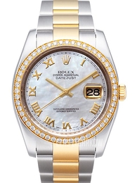 Rolex Datejust 36 Biały/Stal Ø36 mm 116243-0026