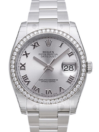 Rolex Datejust 36 Srebrny/Stal Ø36 mm 116244-0028