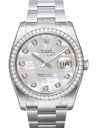 Rolex Datejust 36 Biały/Stal Ø36 mm 116244-0020