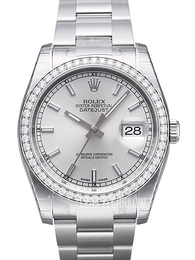 Rolex Datejust 36 Srebrny/Stal Ø36 mm 116244-0051