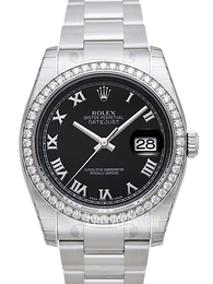 Rolex Datejust 36 Czarny/Stal Ø36 mm 116244-0040